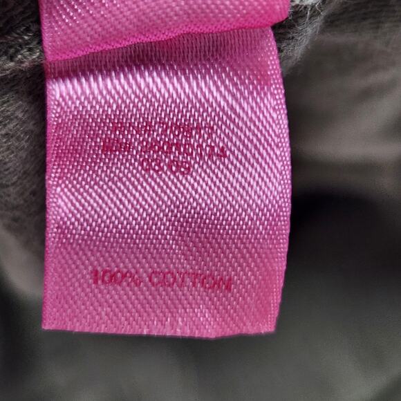 PINK VICTORIAS SECRET Jacket Womens Small Green Denim Military Collared Pockets - Picture 16 of 16